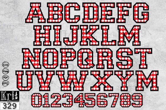Alphabet Checkered SVG: Graphics for Crafts
