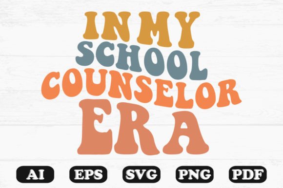 Graphics for Crafts: Reviewing in My School Counselor Era,retro Wavy