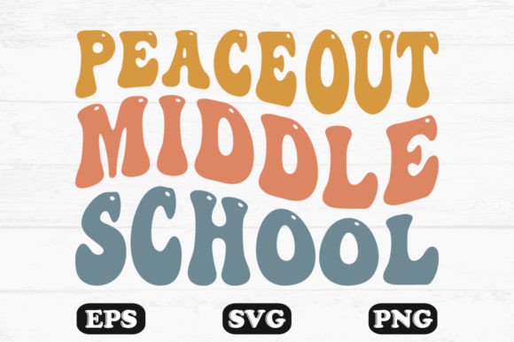 Peace Out Middle School Graphics & Crafts