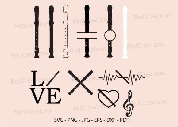 Recorder Bundle SVG: Graphics for Crafts