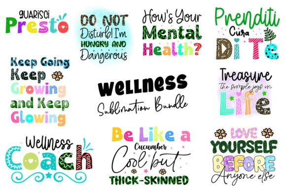 Wellness Sublimation Bundle: Graphics for Crafts